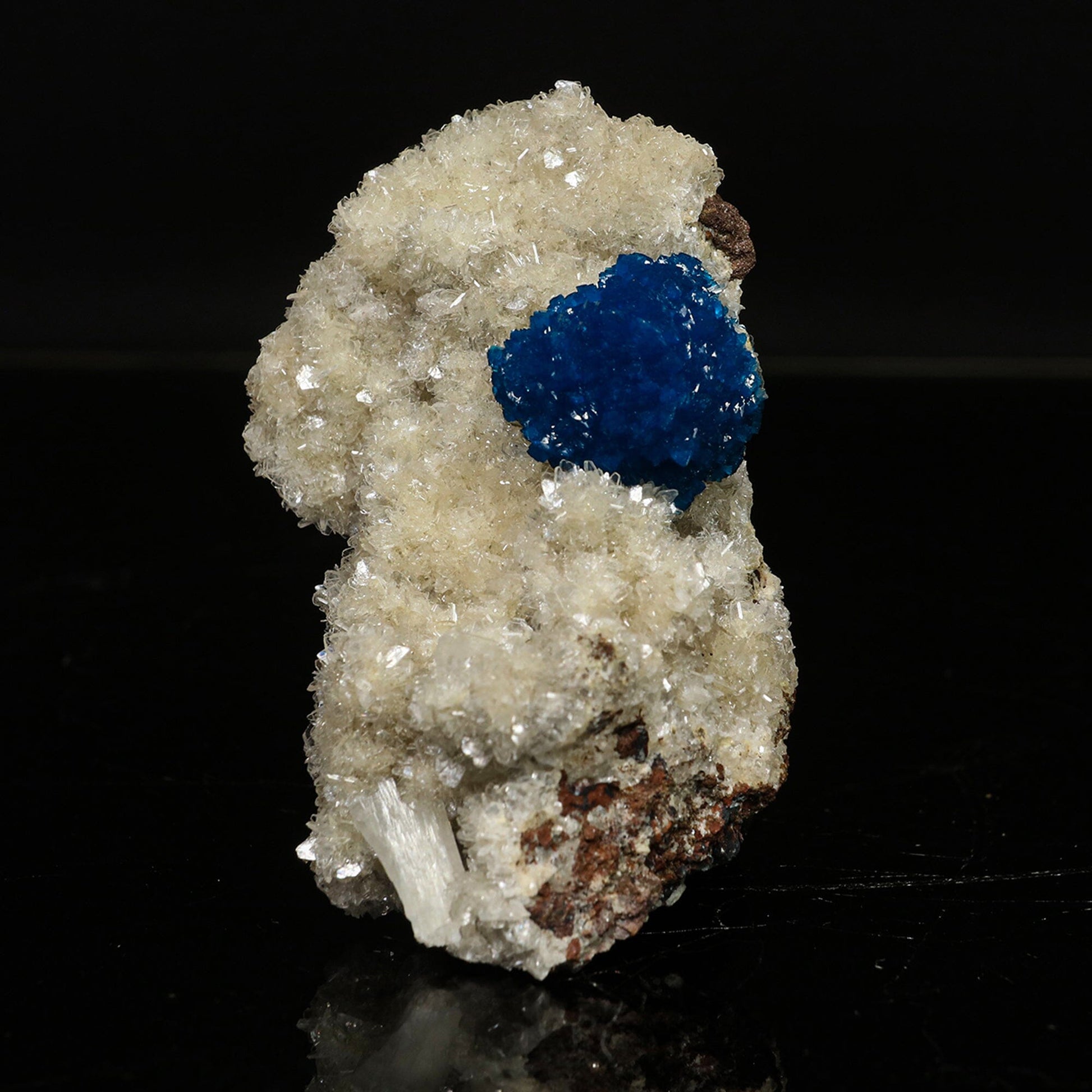 Cavansite on Heulandite (Rare Find) Natural Mineral Specimen # B 6756 Cavansite Superb Minerals 