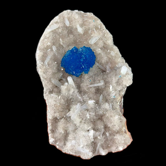 Cavansite on Heulandite & Stilbite | SELF STANDING | High Quality Mineral | Indian Mineral | Superb Minerals | Fine Mineral | Collection Cavansite Superb Minerals 