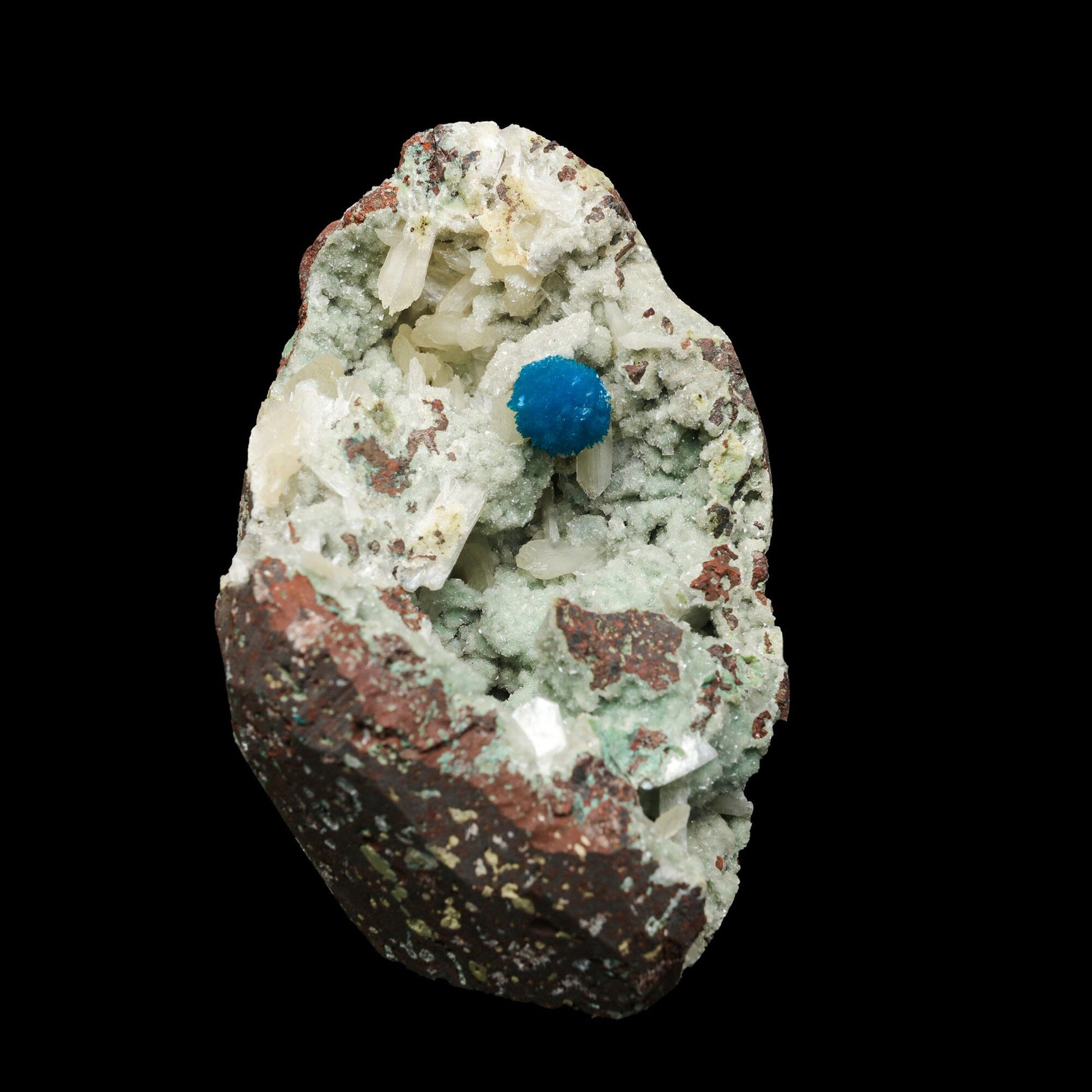 Cavansite on Mordenite (Rare Find) Natural Mineral Specimen # B 7062 Cavansite Superb Minerals 