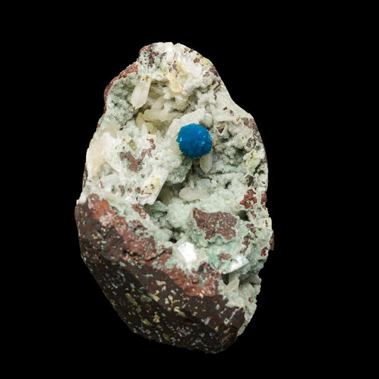 Cavansite on Mordenite (Rare Find) Natural Mineral Specimen # B 7062 Cavansite Superb Minerals 