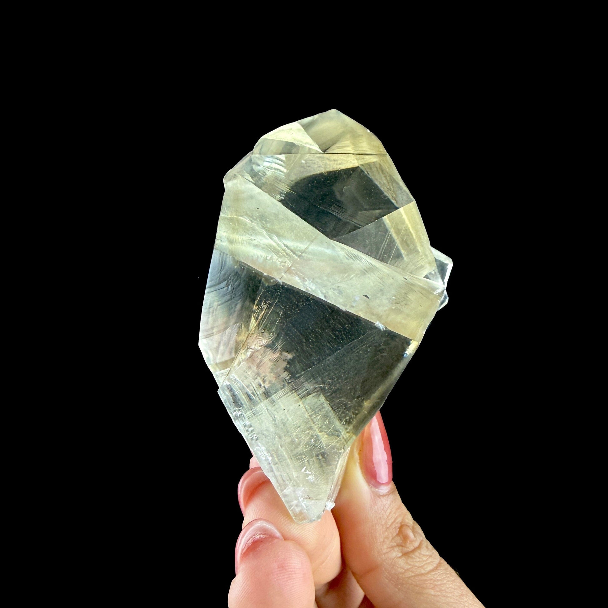 Clear Calcite Natural Mineral Specimen from Jalgaon, Maharashtra DKT115 Calcite Superb Minerals 
