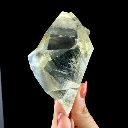 Clear Calcite Natural Mineral Specimen from Jalgaon, Maharashtra DKT115 Calcite Superb Minerals 