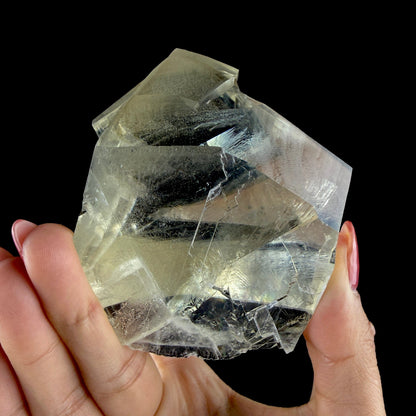 Clear Calcite Natural Mineral Specimen from Jalgaon, Maharashtra DKT115 Calcite Superb Minerals 