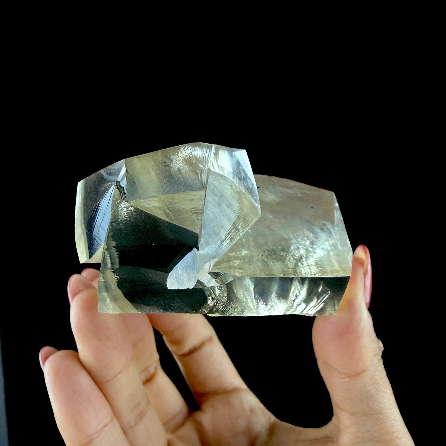 Clear Calcite Natural Mineral Specimen from Jalgaon, Maharashtra DKT115 Calcite Superb Minerals 