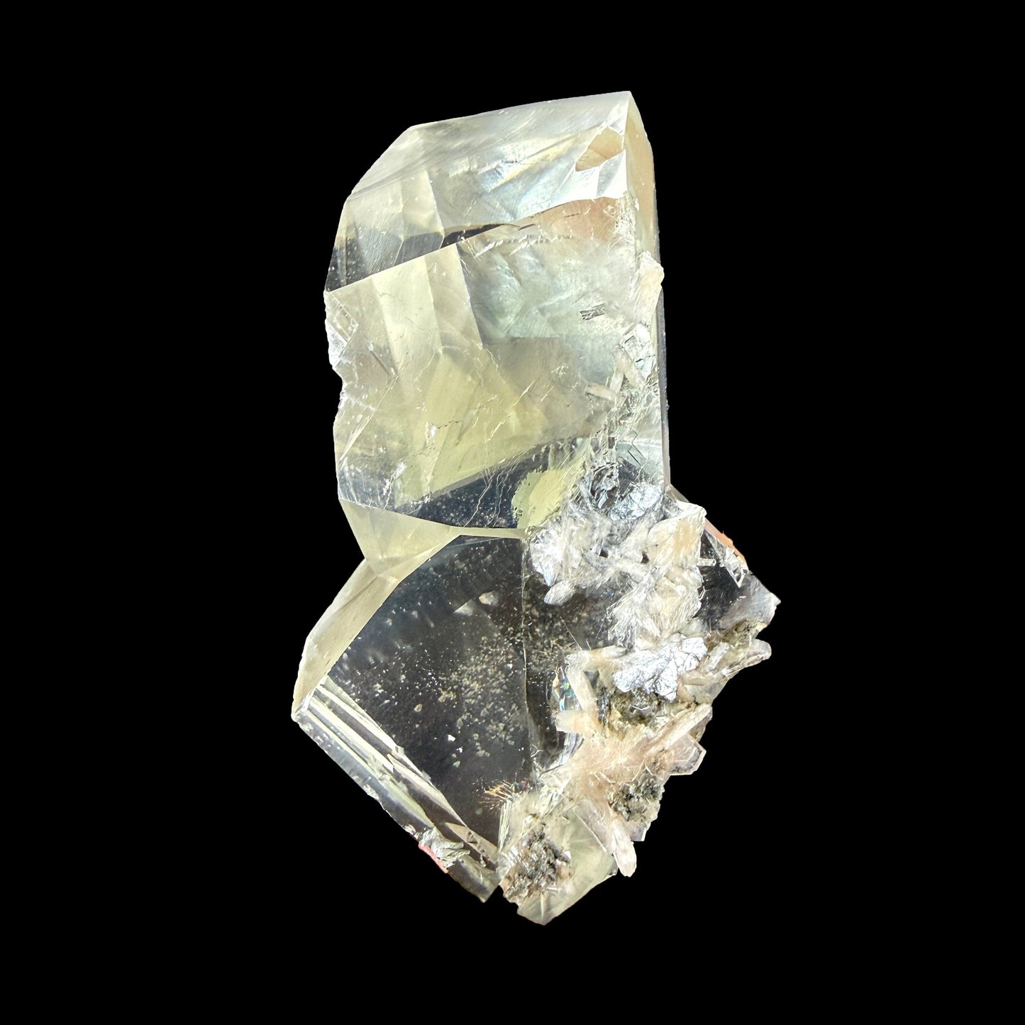 Clear Calcite Natural Mineral Specimen from Jalgaon, Maharashtra DKT87 Calcite Superb Minerals 