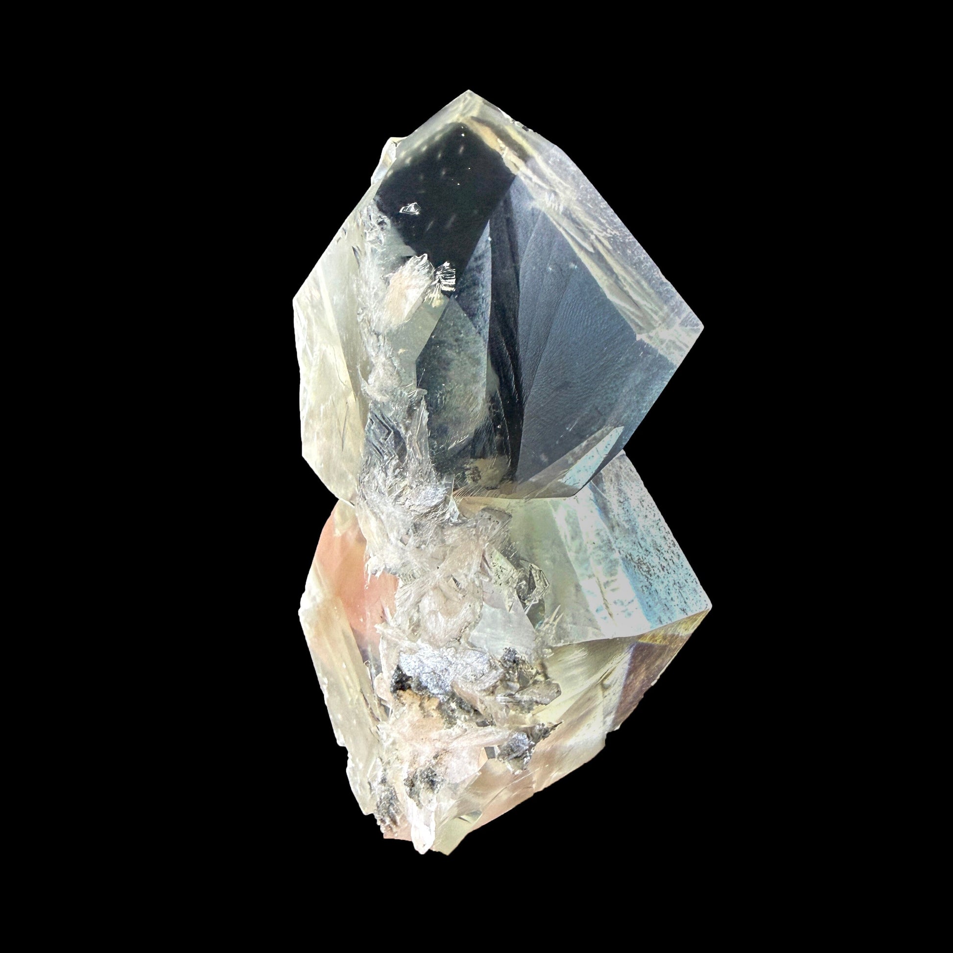 Clear Calcite Natural Mineral Specimen from Jalgaon, Maharashtra DKT87 Calcite Superb Minerals 