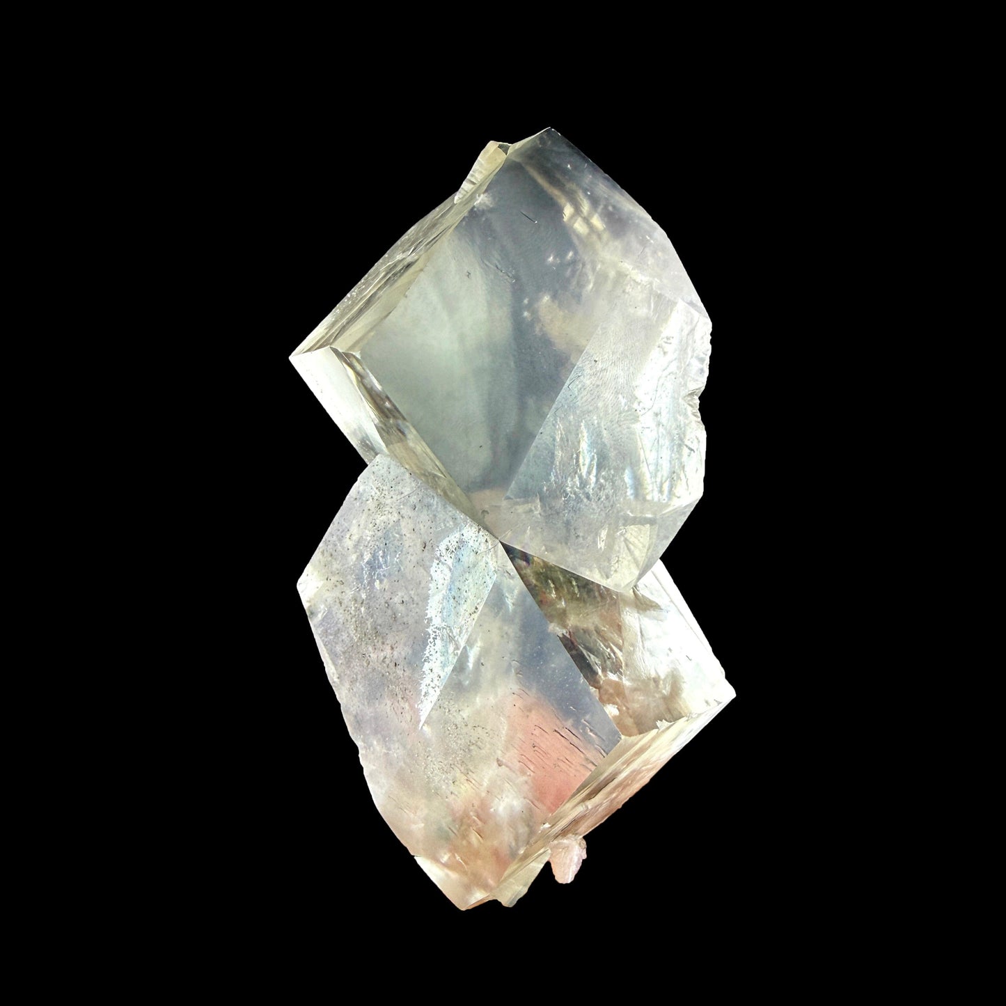 Clear Calcite Natural Mineral Specimen from Jalgaon, Maharashtra DKT87 Calcite Superb Minerals 
