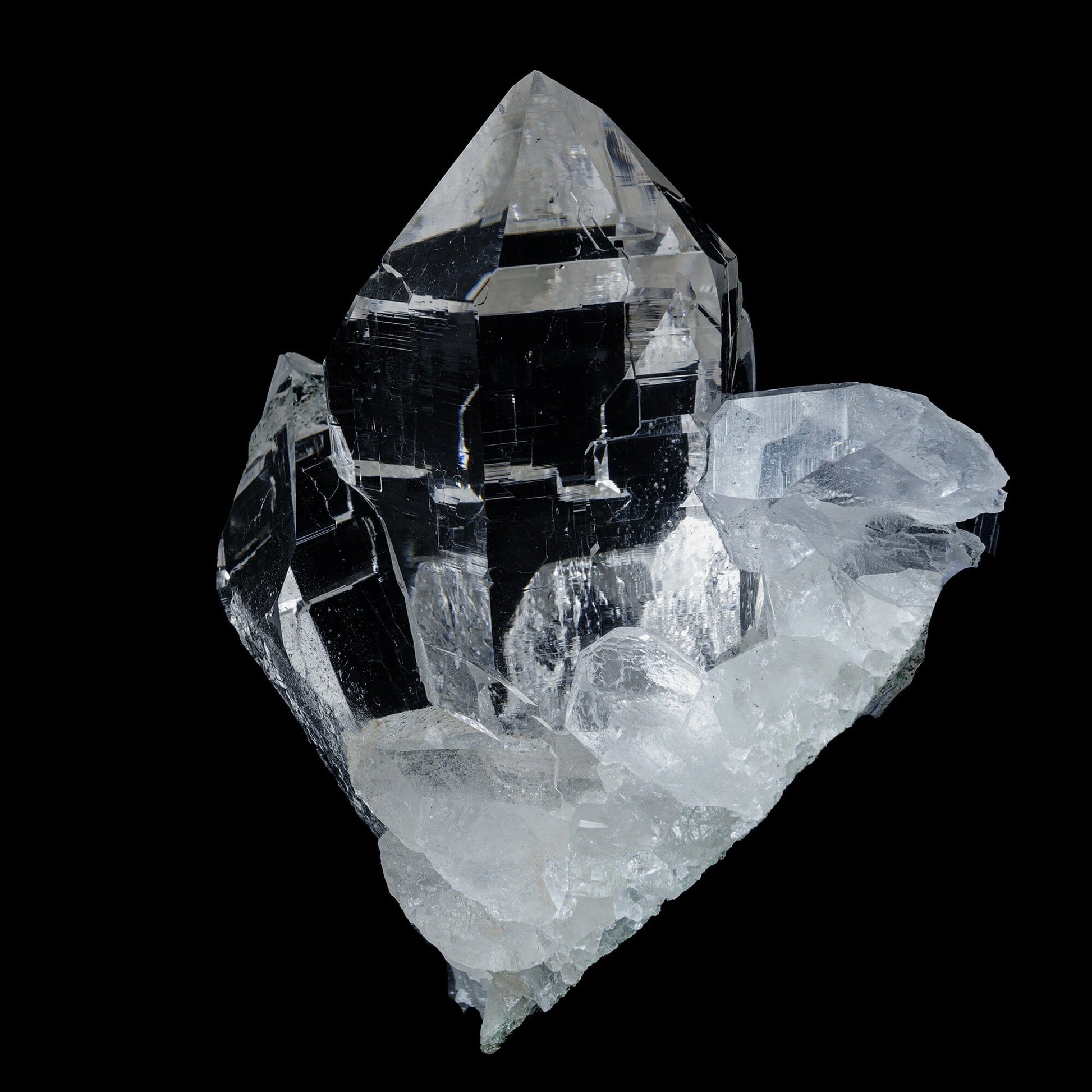 Clear Quartz Cluster – High-Vibration Crystal Points Mineral Specimen # B 7118 QUARTZ Superb Minerals 