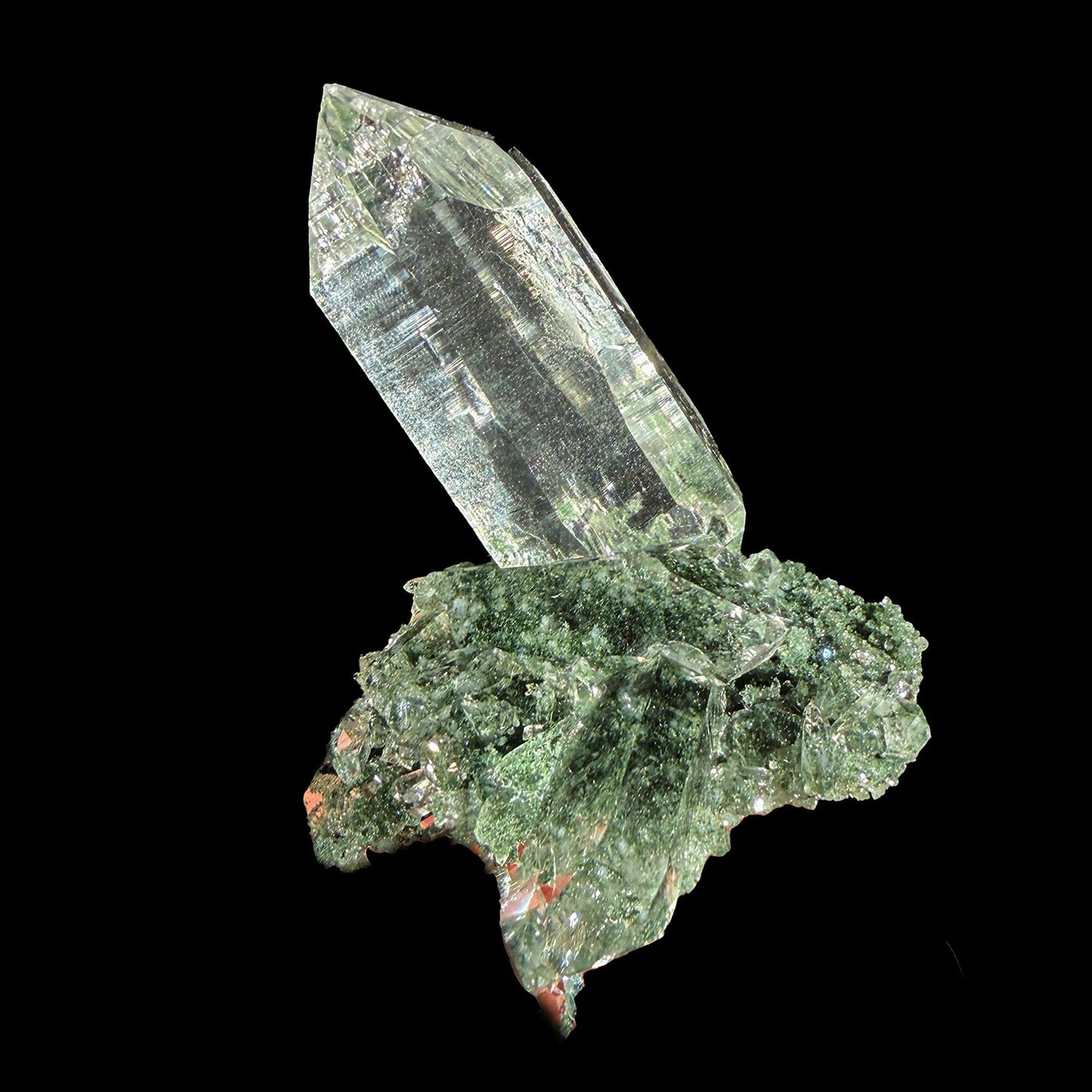 Clear Quartz Cluster – High-Vibration Crystal Points Mineral Specimen # DKT6 QUARTZ Superb Minerals 