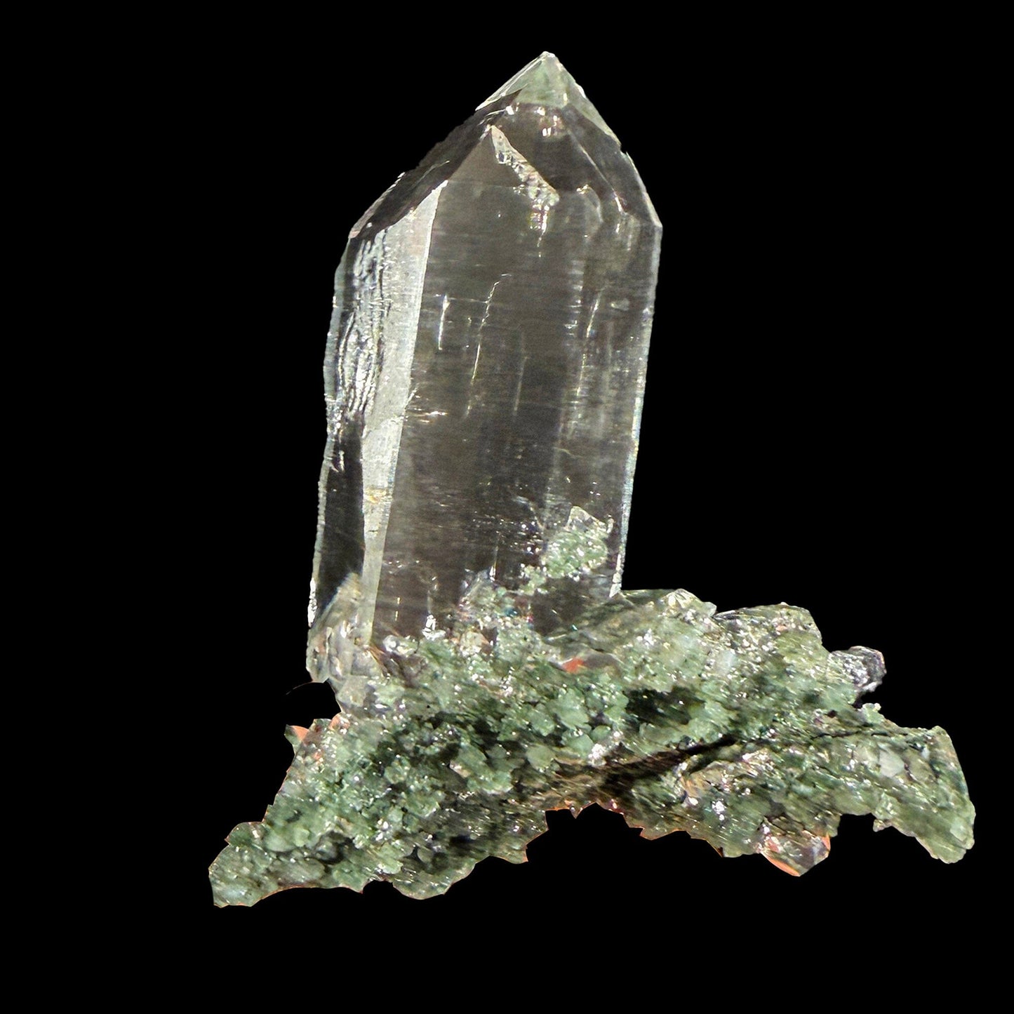 Clear Quartz Cluster – High-Vibration Crystal Points Mineral Specimen # DKT6 QUARTZ Superb Minerals 