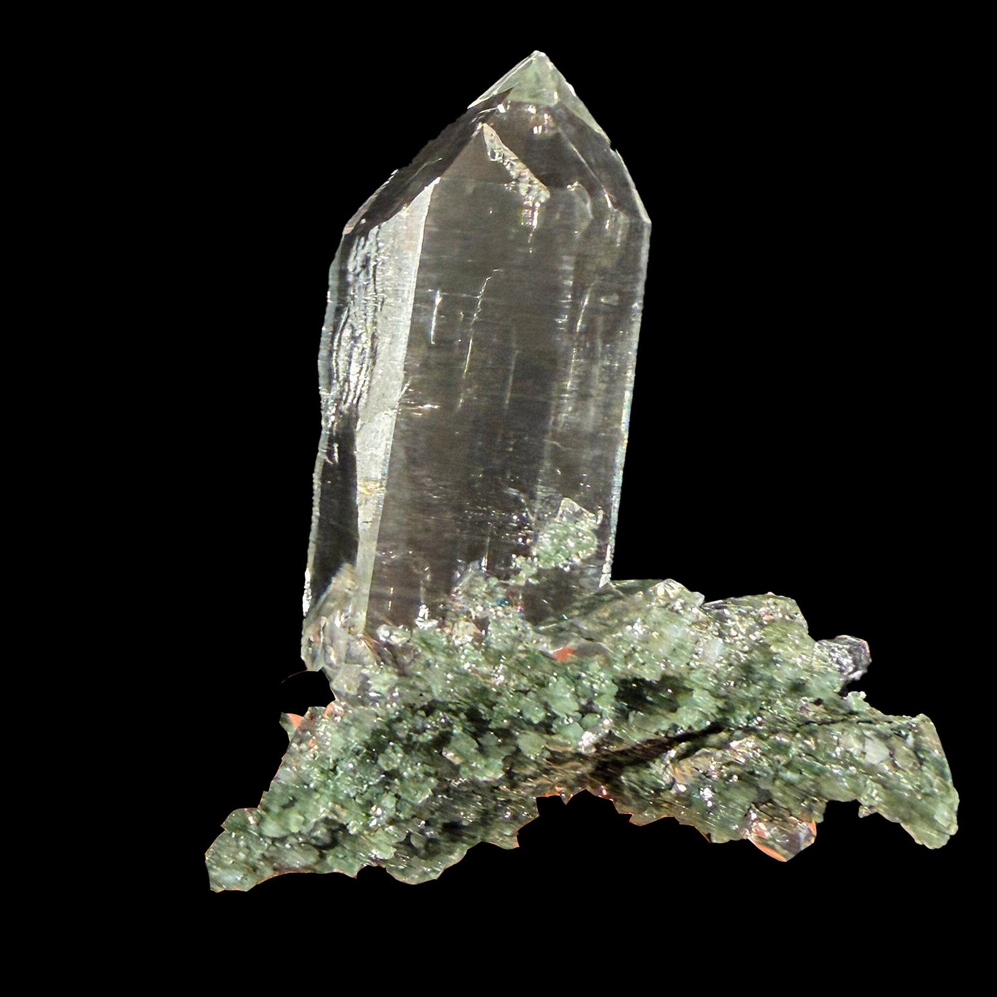 Clear Quartz Cluster – High-Vibration Crystal Points Mineral Specimen # DKT6 QUARTZ Superb Minerals 