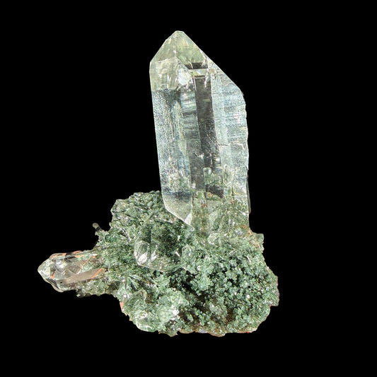 Clear Quartz Cluster – High-Vibration Crystal Points Mineral Specimen # DKT6 QUARTZ Superb Minerals 