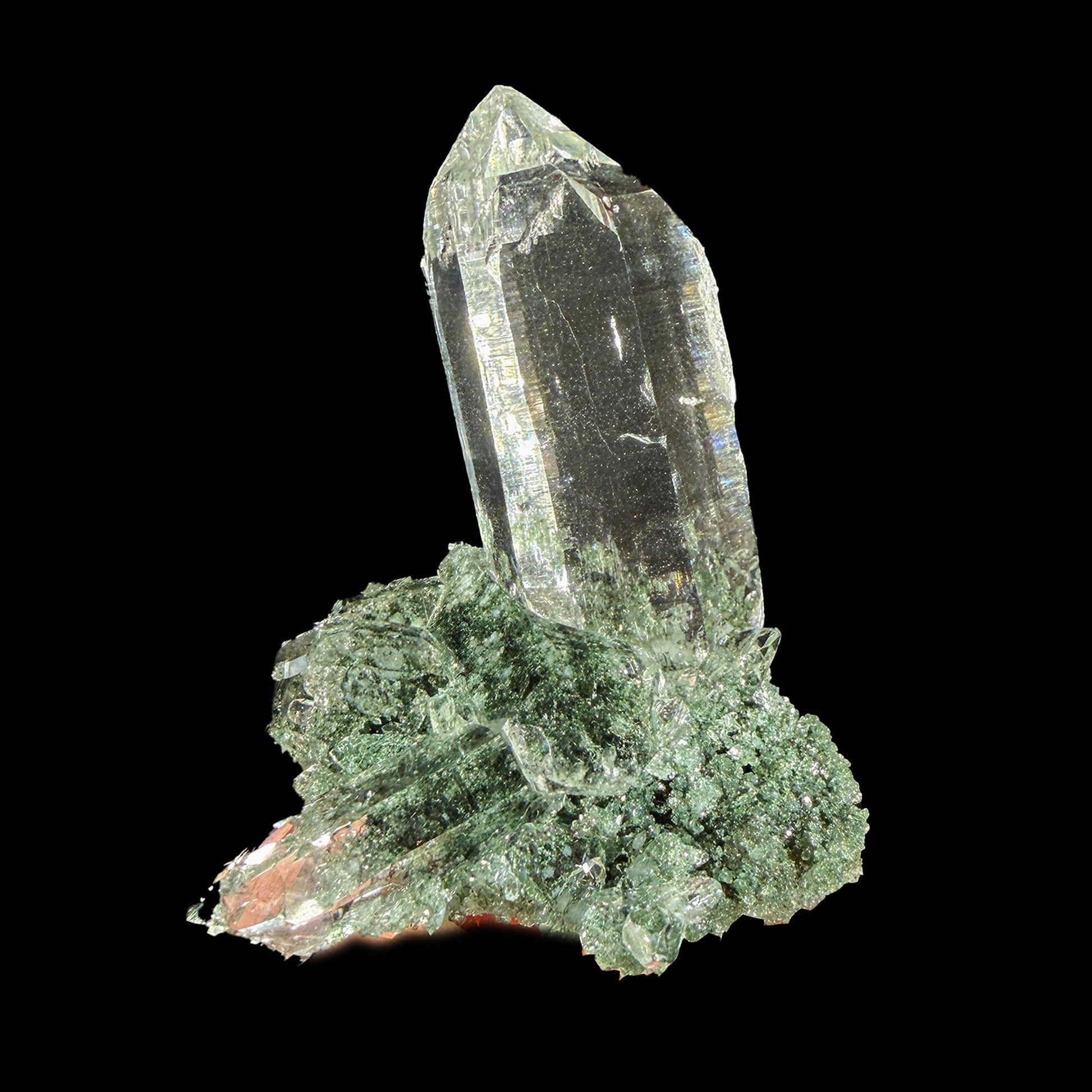 Clear Quartz Cluster – High-Vibration Crystal Points Mineral Specimen # DKT6 QUARTZ Superb Minerals 