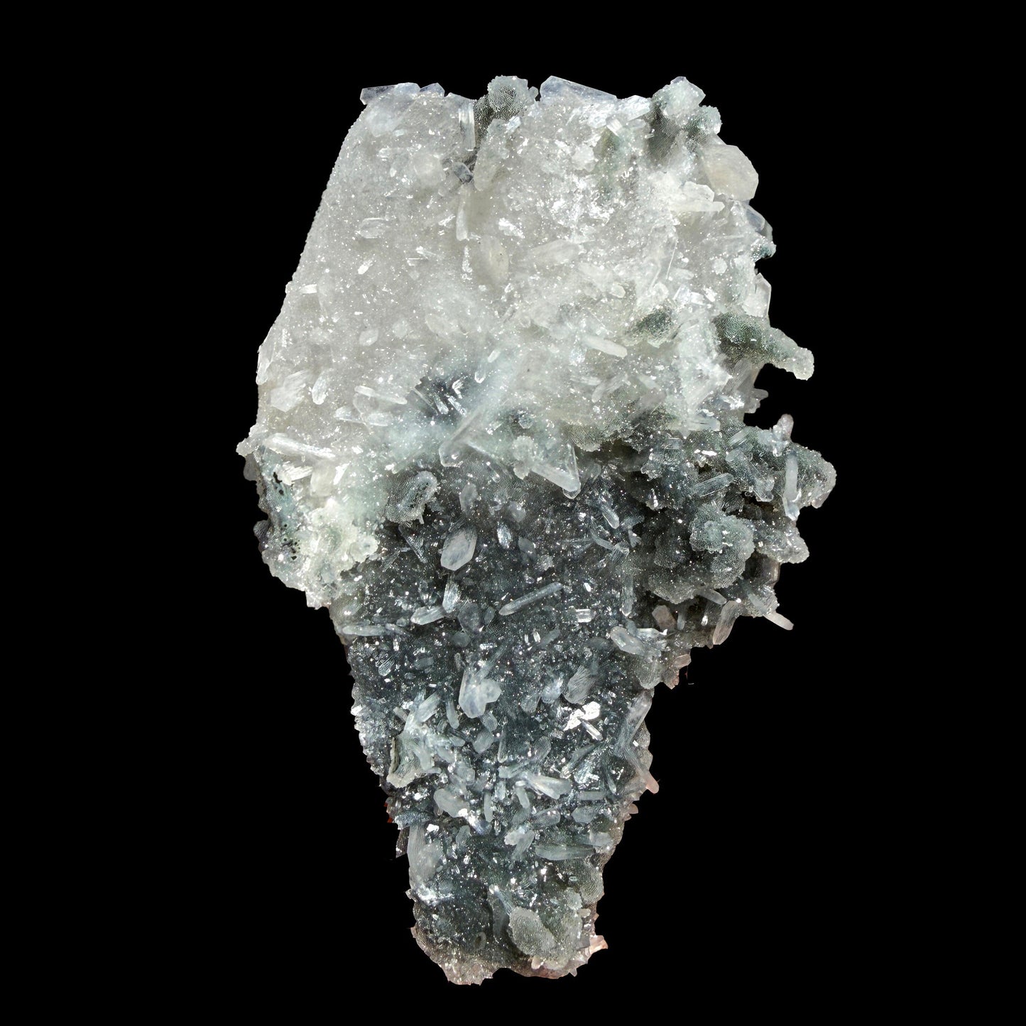 Coated Calcite with Gemmy Chalcedony Stalactites – Jalgaon, India | Rare Zeolite Mineral Specimen # DKT27 Calcite Superb Minerals 