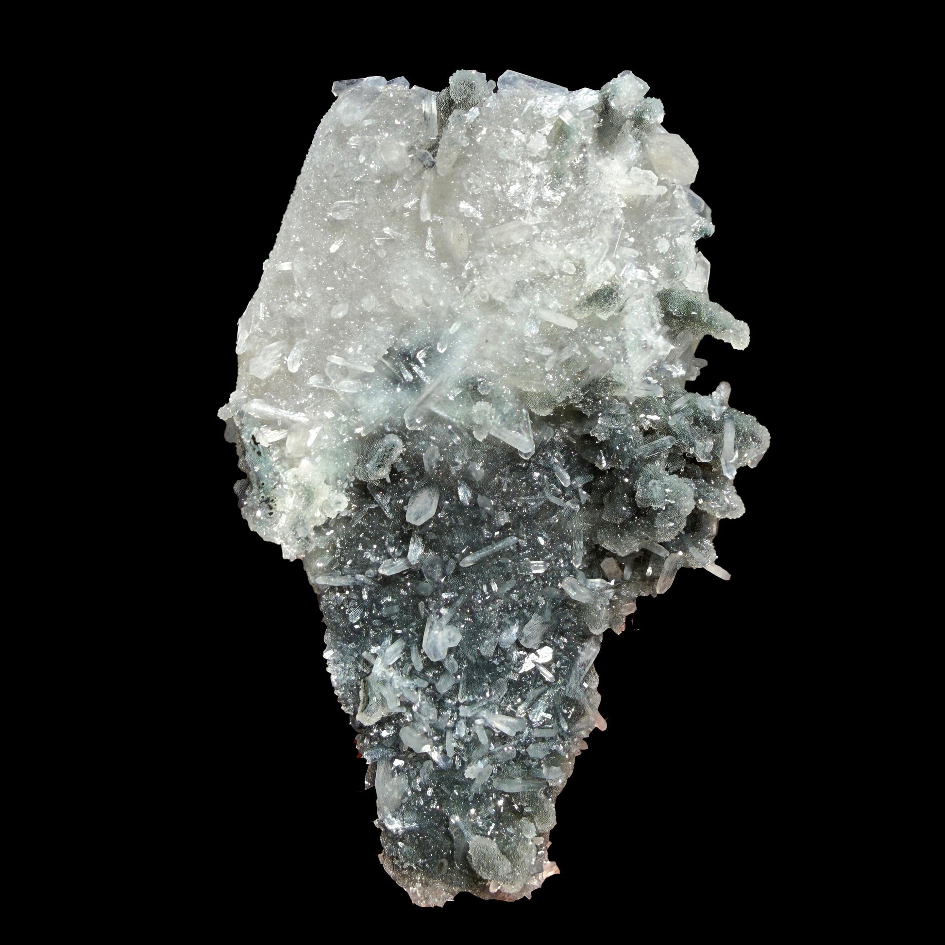 Coated Calcite with Gemmy Chalcedony Stalactites – Jalgaon, India | Rare Zeolite Mineral Specimen # DKT27 Calcite Superb Minerals 
