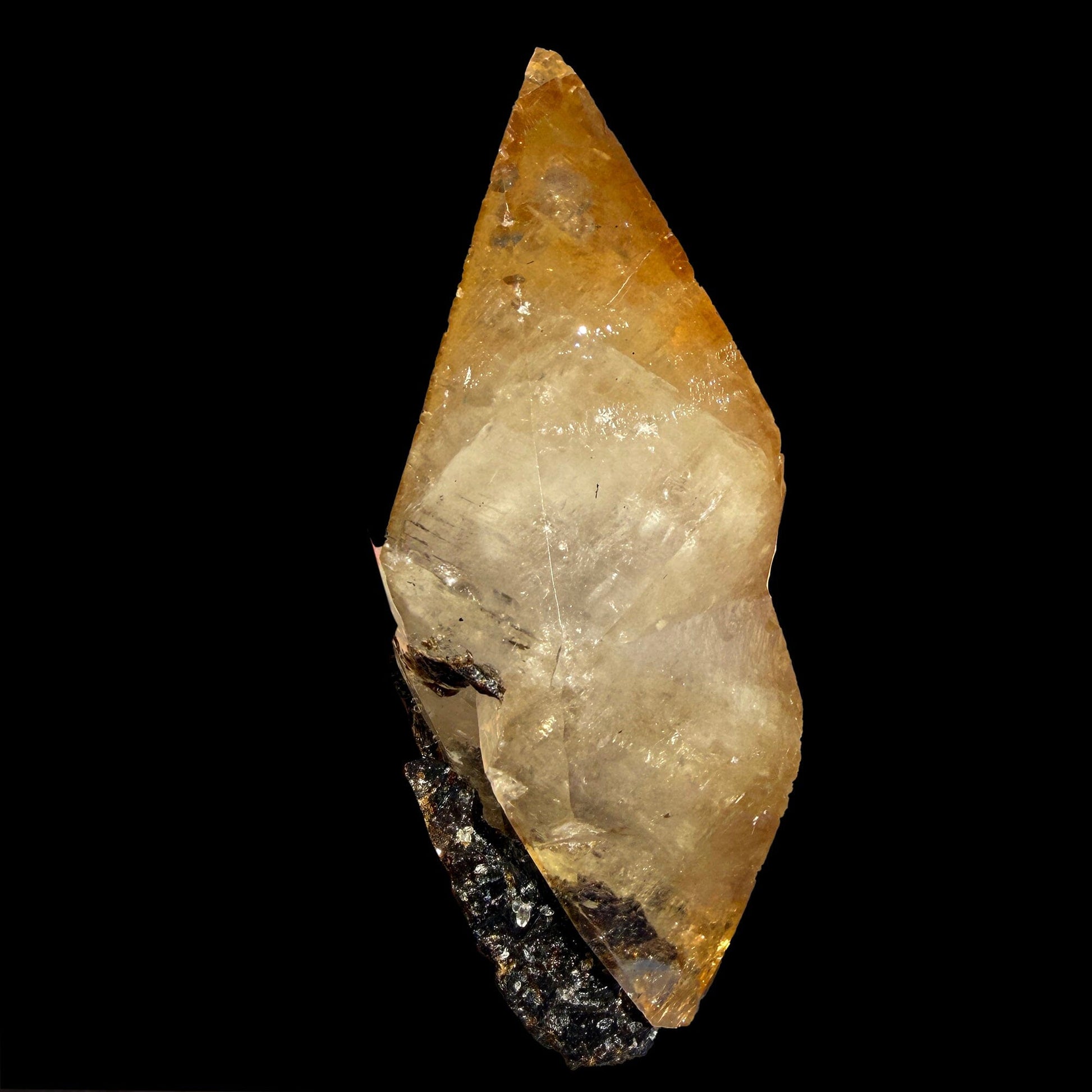 Collector Grade Calcite Elwood Mine USA | Natural Golden Calcite Specimen | Investment Mineral Display Piece | # DKT24