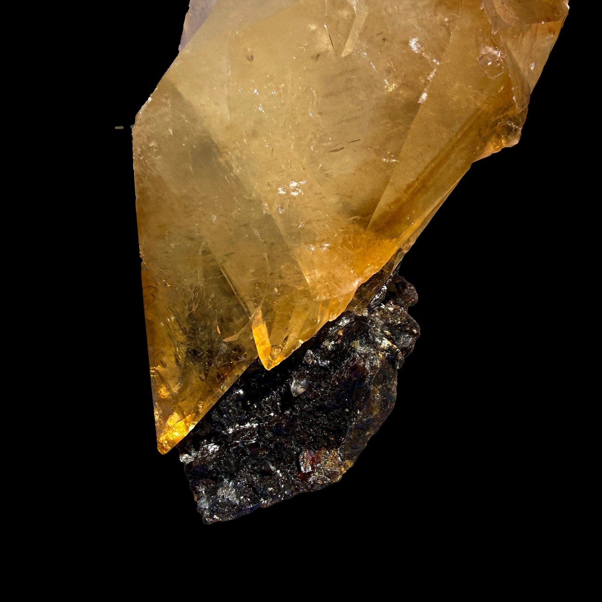 Collector Grade Calcite Elwood Mine USA | Natural Golden Calcite Specimen | Investment Mineral Display Piece | # DKT24