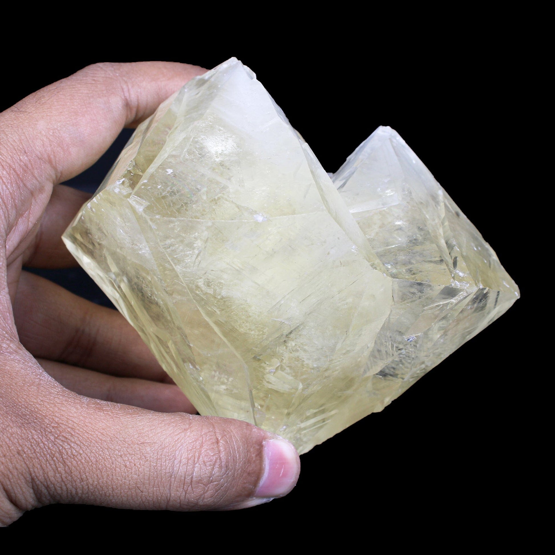 Collectors Grade - Gemmy Calcite Rare Natural Indian Mineral Specimen # B 7180 Calcite Superb Minerals 