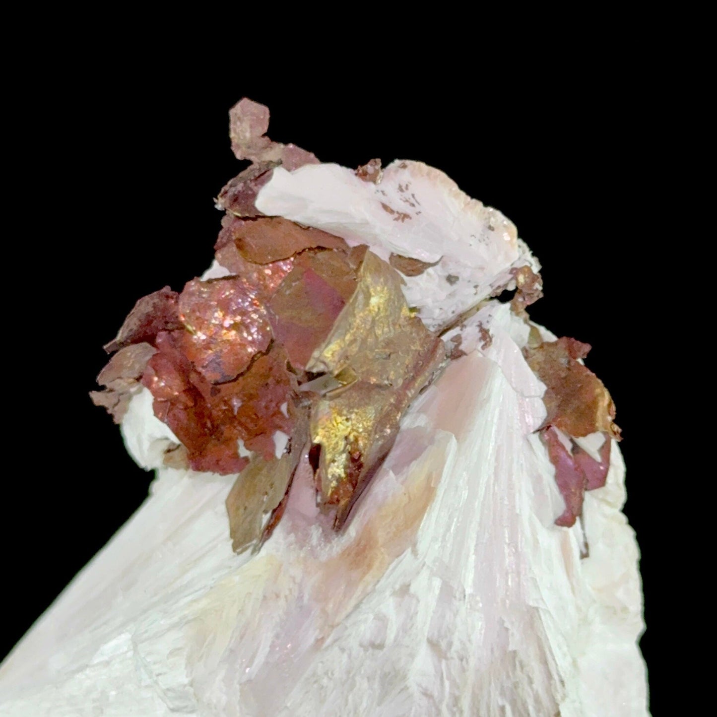 Copper on Scolecite | High Quality Mineral | Indian Minerals | Superb Minerals | Fine Mineral | Collectors Piece Scolecite Superb Minerals 