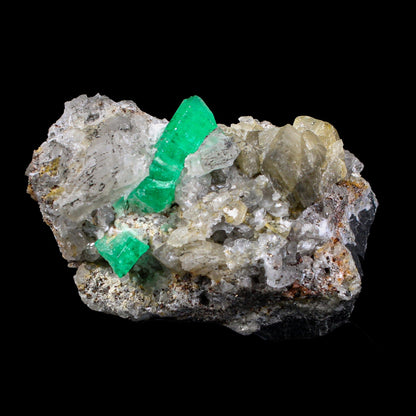 Emerald on Matrix – Premium Colombian Natural Specimen # B 7160 Emerald Superb Minerals 