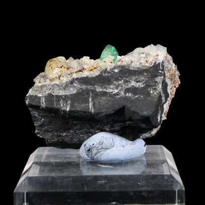 Emerald on Matrix – Premium Colombian Natural Specimen # B 7160 Emerald Superb Minerals 