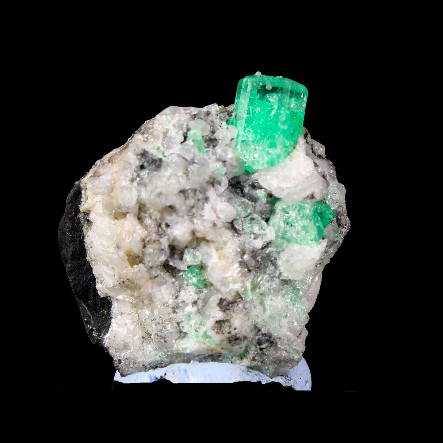 Emerald on Matrix – Premium Colombian Natural Specimen # B 7165 Emerald Superb Minerals 