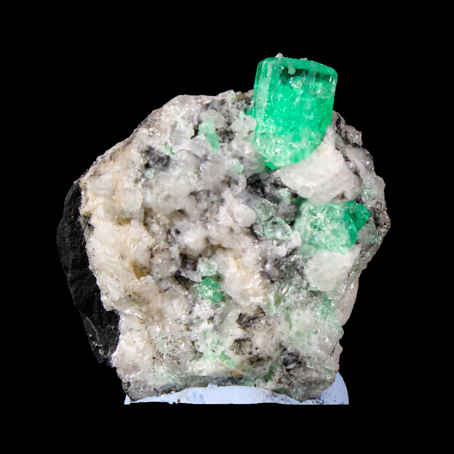 Emerald on Matrix – Premium Colombian Natural Specimen # B 7165 Emerald Superb Minerals 