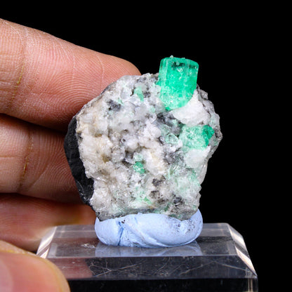 Emerald on Matrix – Premium Colombian Natural Specimen # B 7165 Emerald Superb Minerals 
