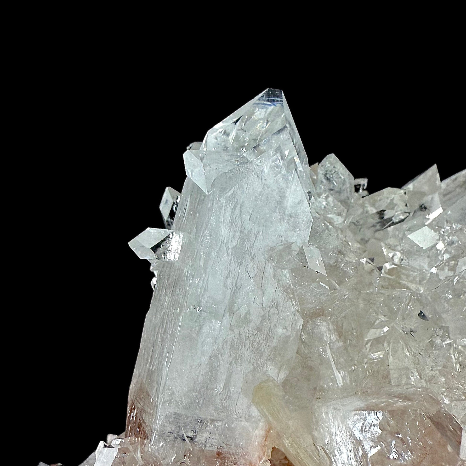 Gemmy Apophyllite and Chalcedony | High Quality Mineral | Indian Mineral | Superb Minerals | Fine Minerals | Collectors Piece Apophyllite Superb Minerals 