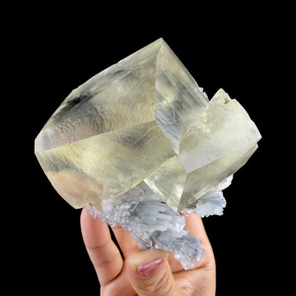 Gemmy Calcite with Stilbite & Chalcedony Matrix - Fine Collector’s Specimen from Jalgaon, India #DKT157 Calcite Superb Minerals 