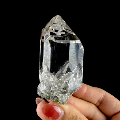 Gemmy Himalayan Clear Quartz Crystal with Sharp Facets - Fine Cabinet Specimen from Himachal Pradesh, India # DKT191 Quartz Superb Minerals 