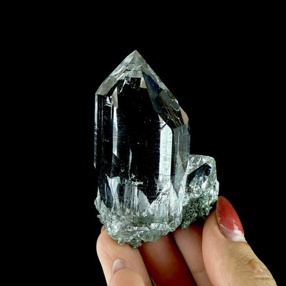 Gemmy Himalayan Clear Quartz Crystal with Sharp Facets - Fine Cabinet Specimen from Himachal Pradesh, India # DKT191 Quartz Superb Minerals 