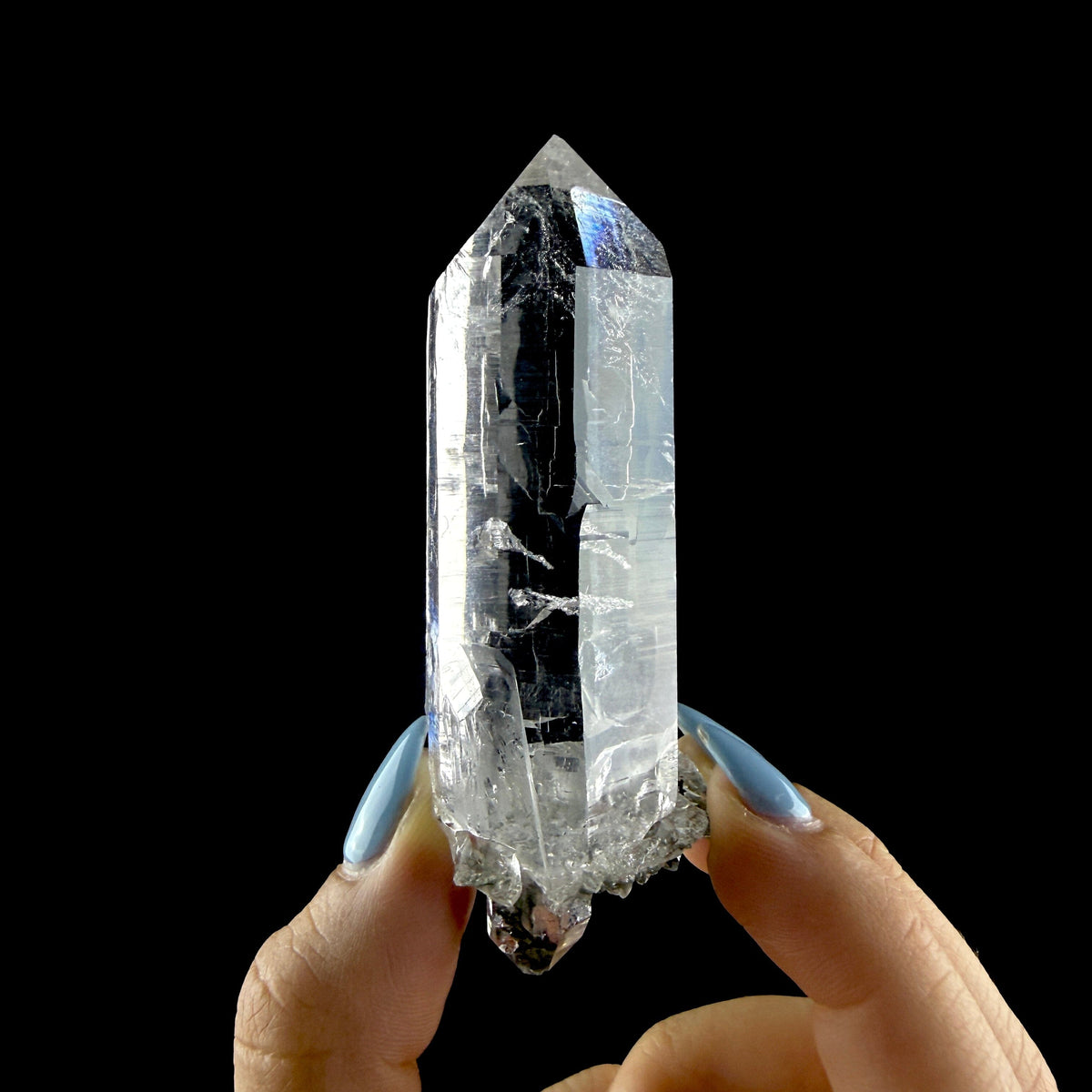 Gemmy Himalayan Clear Quartz Crystal with Sharp Facets - Fine Cabinet Specimen from Himachal Pradesh, India # DKT204 Quartz Superb Minerals 