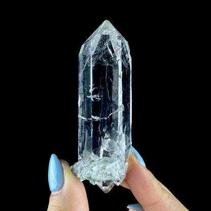 Gemmy Himalayan Clear Quartz Crystal with Sharp Facets - Fine Cabinet Specimen from Himachal Pradesh, India # DKT204 Quartz Superb Minerals 