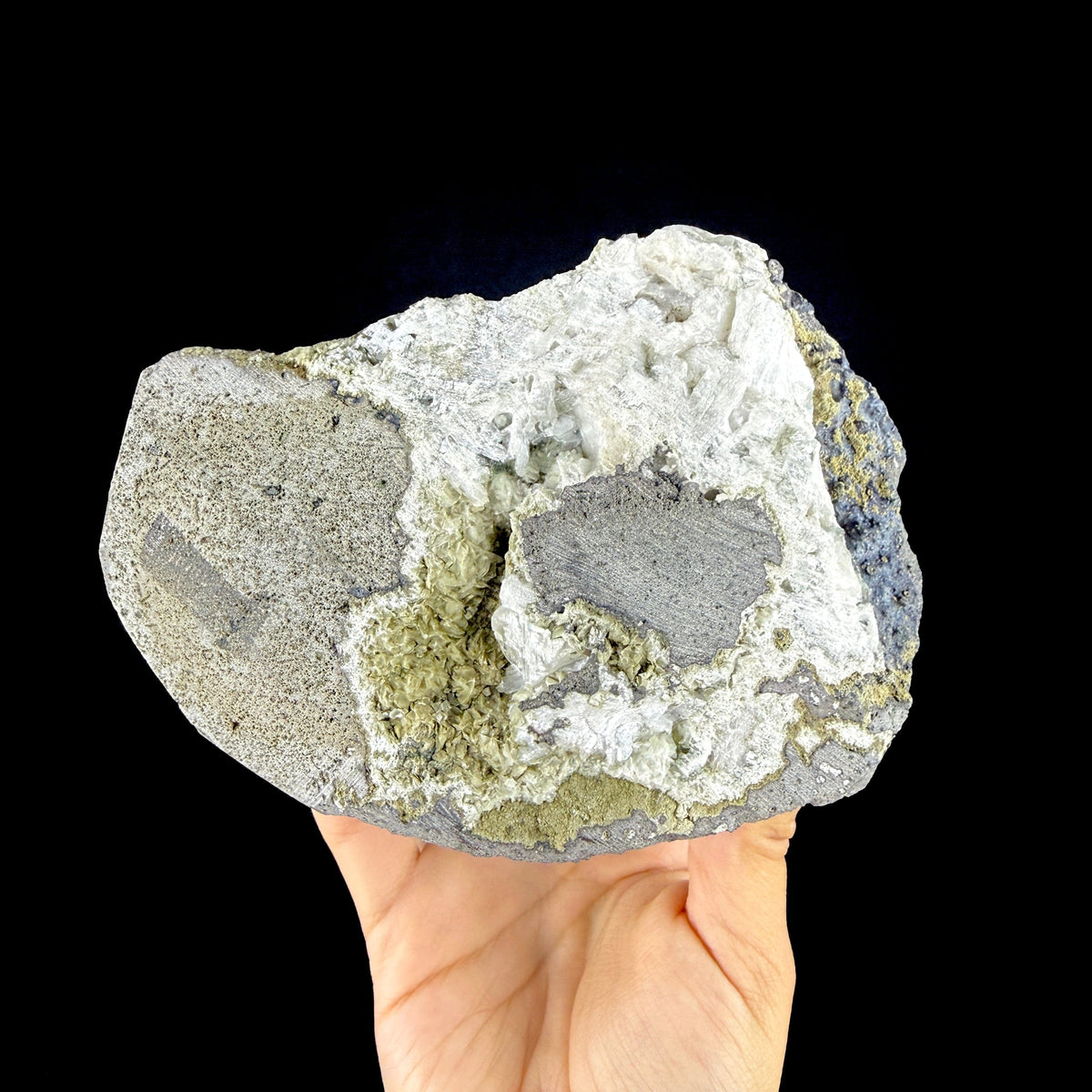 Green Apophyllite Cluster on Dark Matrix - Collector’s Zeolite Specimen from Ahilyanagar #DKT153 apophyllite Superb Minerals 