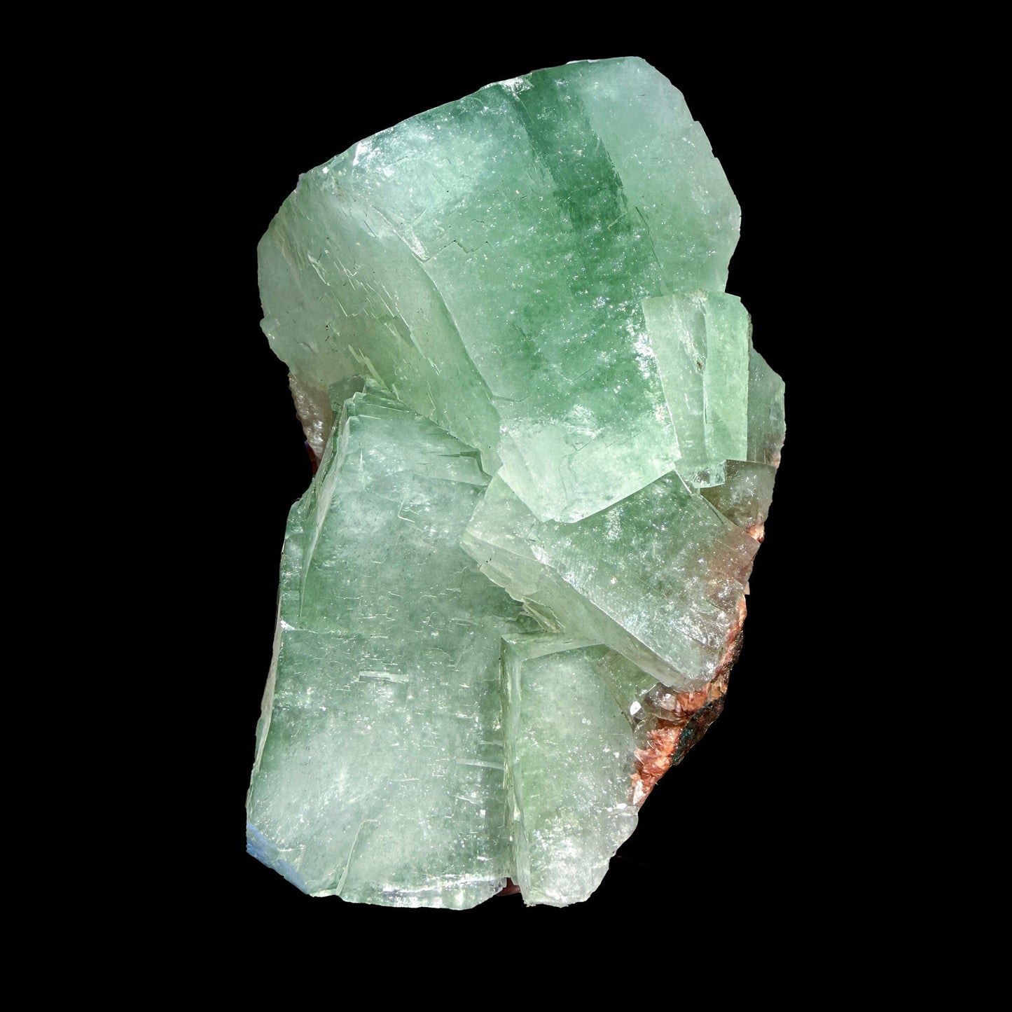 Green Apophyllite Cube with Stilbite – Natural Zeolite Mineral Specimen from Nashik, India | Raw Crystal Cluster # DKT37 Apohyllite Superb Minerals 