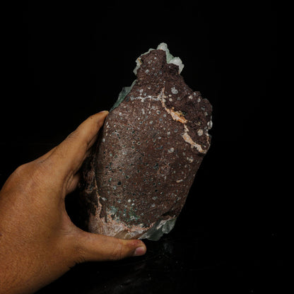 Green Apophyllite Cubes with Stilbite – Premium Zeolite Mineral Specimen from India # B 7089 Apophyllite Superb Minerals 