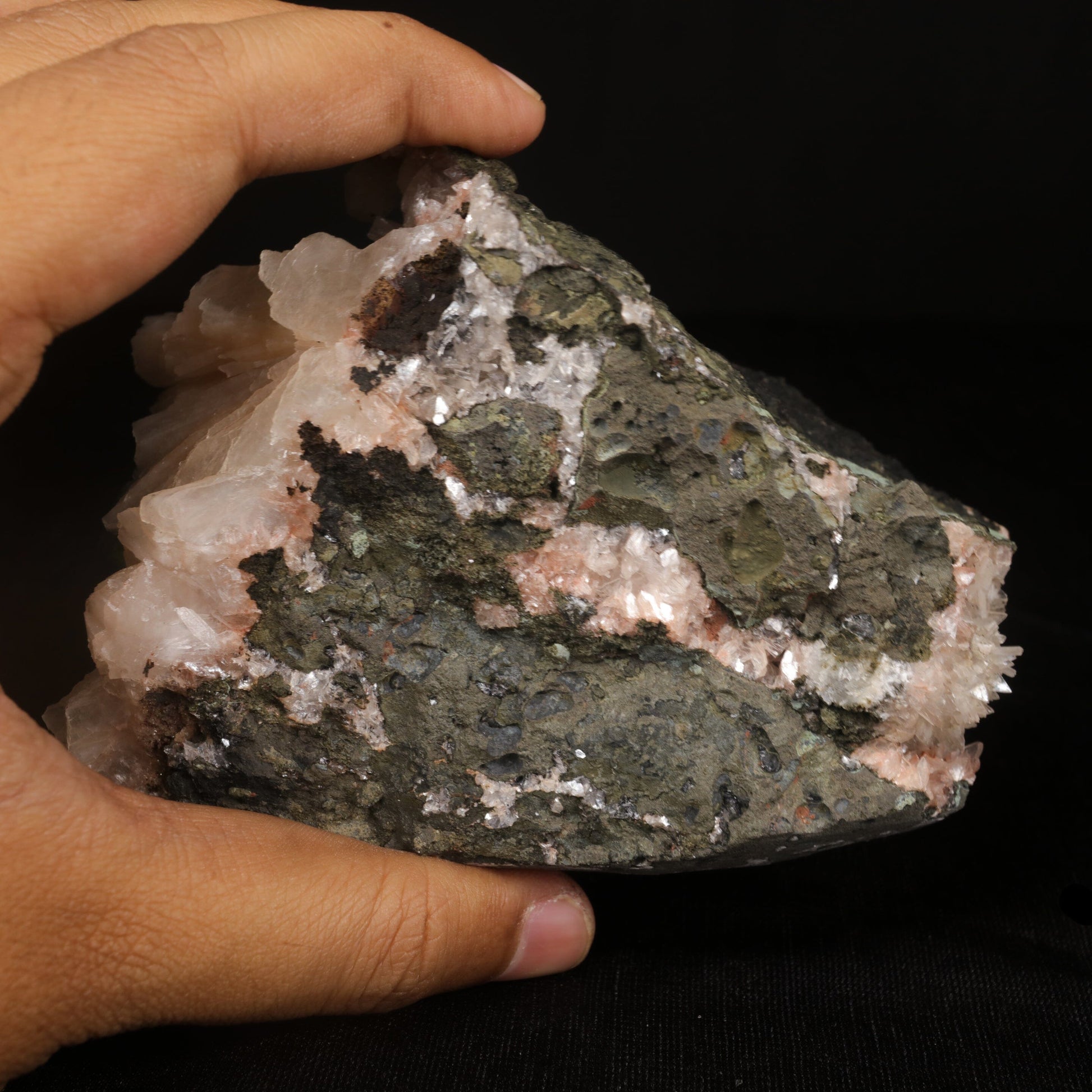Green Apophyllite sharp terminated Natural Mineral Specimen USA # B 7016