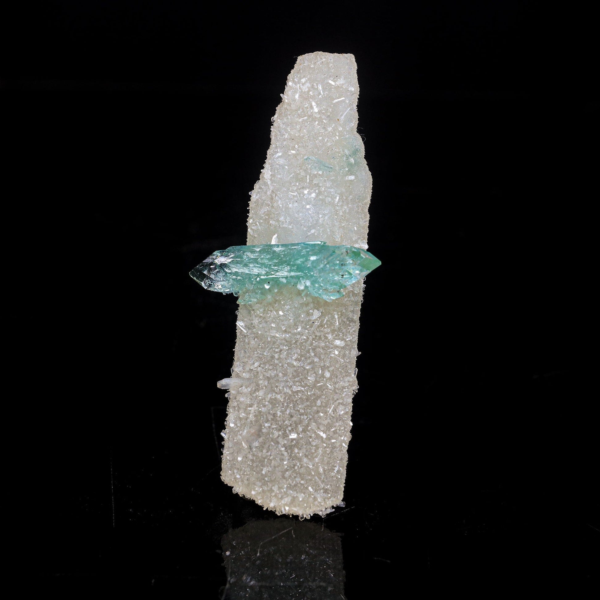Green Apophyllite with Coated Calcite Rare Bat Formation Natural Mineral Specimen # B 6995 Apophyllite Superb Minerals 