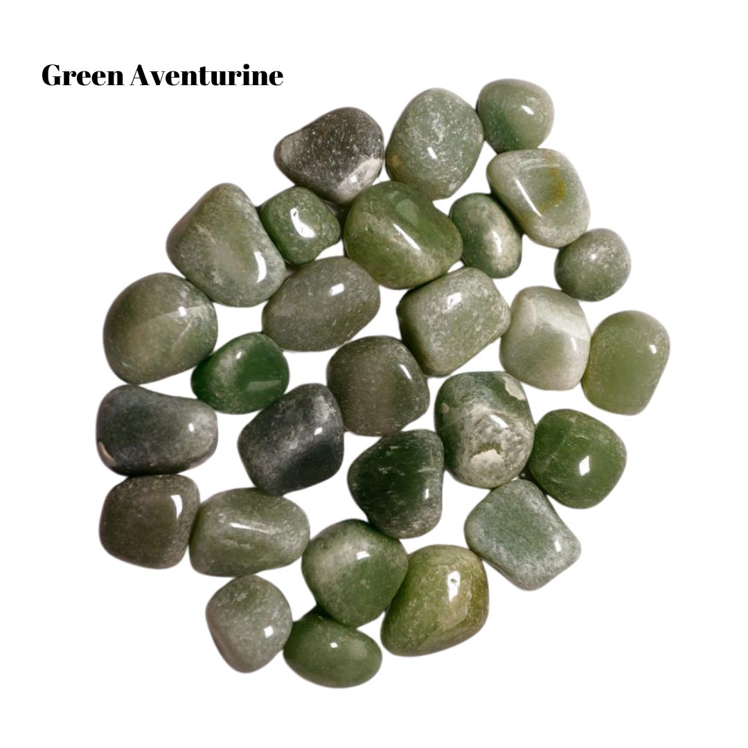 Green Aventurine Tumbled Stones – 1 lb Bulk Bag | Polished Natural Green Crystals Tumble Superb Minerals 