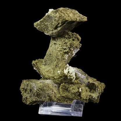 Green Heulandite Natural Mineral Specimen # B 7015