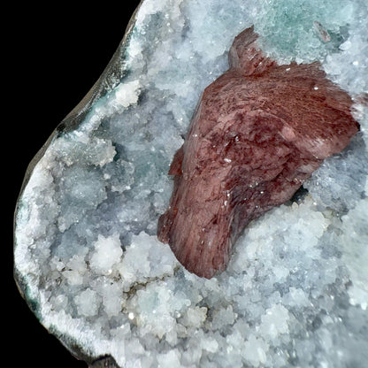 Heulandite on Chalcedony | SELF STANDING | High Quality Mineral | Indian Mineral | Superb Minerals | Fine Mineral | Collection Chalcedony Superb Minerals 