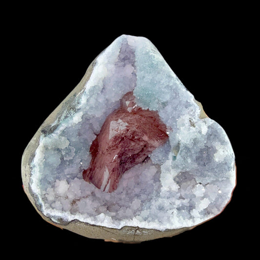 Heulandite on Chalcedony | SELF STANDING | High Quality Mineral | Indian Mineral | Superb Minerals | Fine Mineral | Collection Chalcedony Superb Minerals 