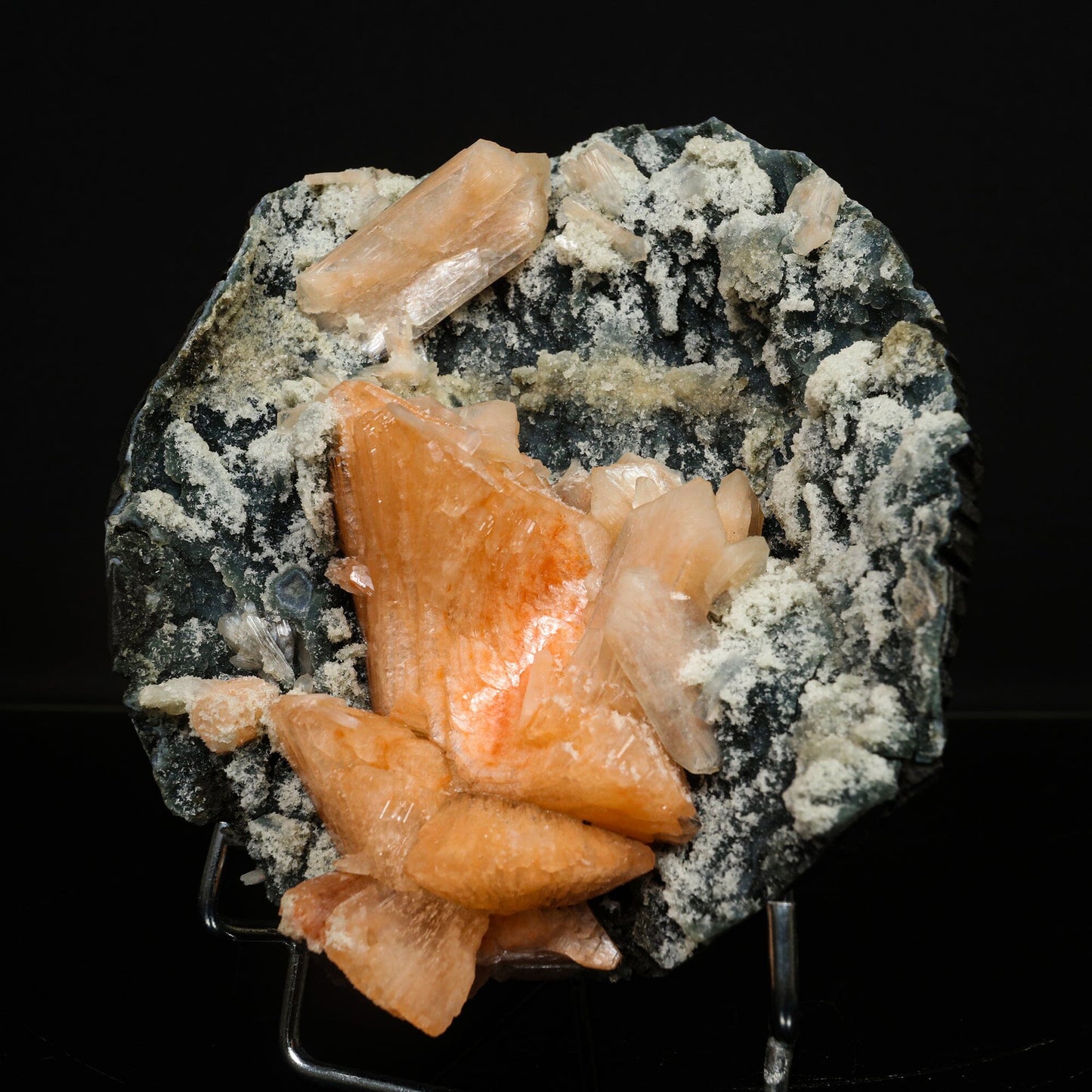 Heulandite with Chalcedony Natural Mineral Specimen # B 6755 Heulandite Superb Minerals 