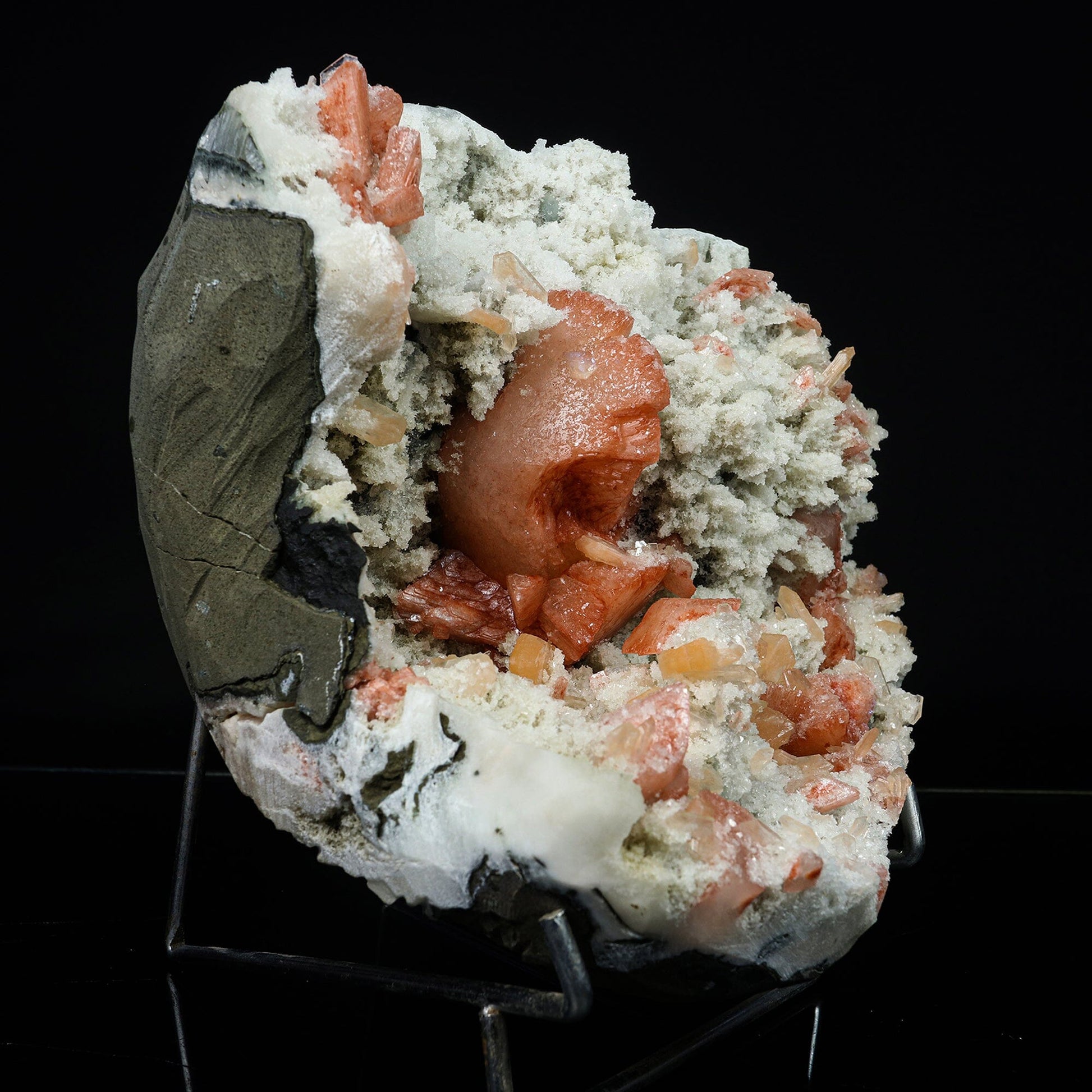Heulandite with Chalcedony Natural Mineral Specimen #TC24-29 Heulandite Superb Minerals 