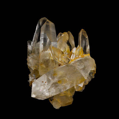 High-Clarity Himalayan Clear Quartz Crystal Cluster – Terminated Lemurian-Style Points – # B 7243 QUARTZ Superb Minerals 