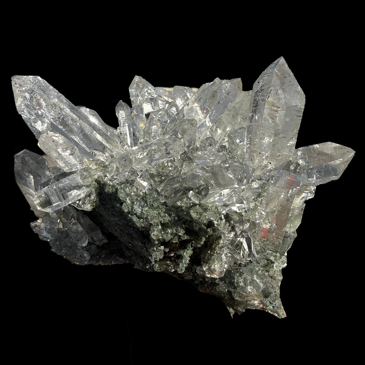 Himalayan Clear Quartz Cluster Natural Raw Crystal Specimen from India Collector Mineral # DKT21 QUARTZ Superb Minerals 