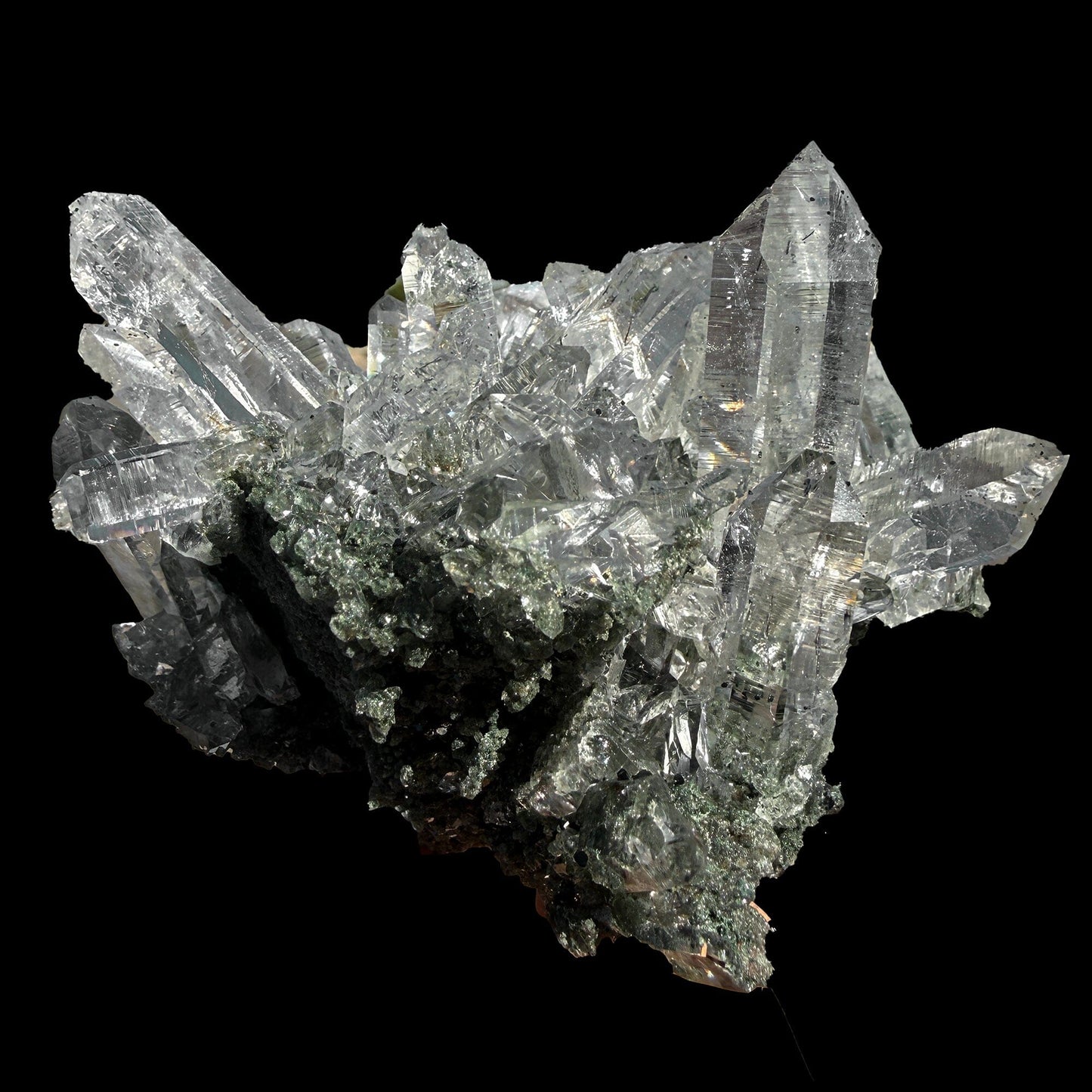Himalayan Clear Quartz Cluster Natural Raw Crystal Specimen from India Collector Mineral # DKT21 QUARTZ Superb Minerals 