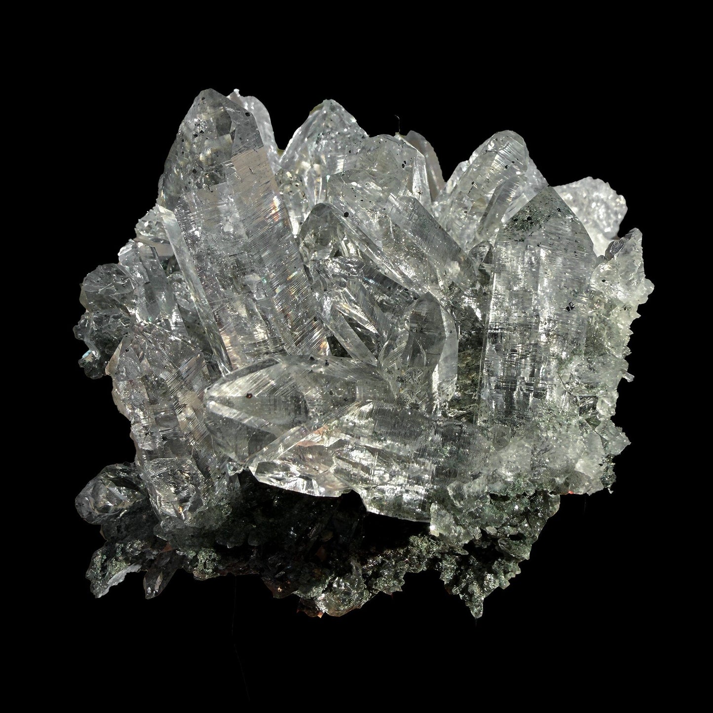 Himalayan Clear Quartz Cluster Natural Raw Crystal Specimen from India Collector Mineral # DKT21 QUARTZ Superb Minerals 