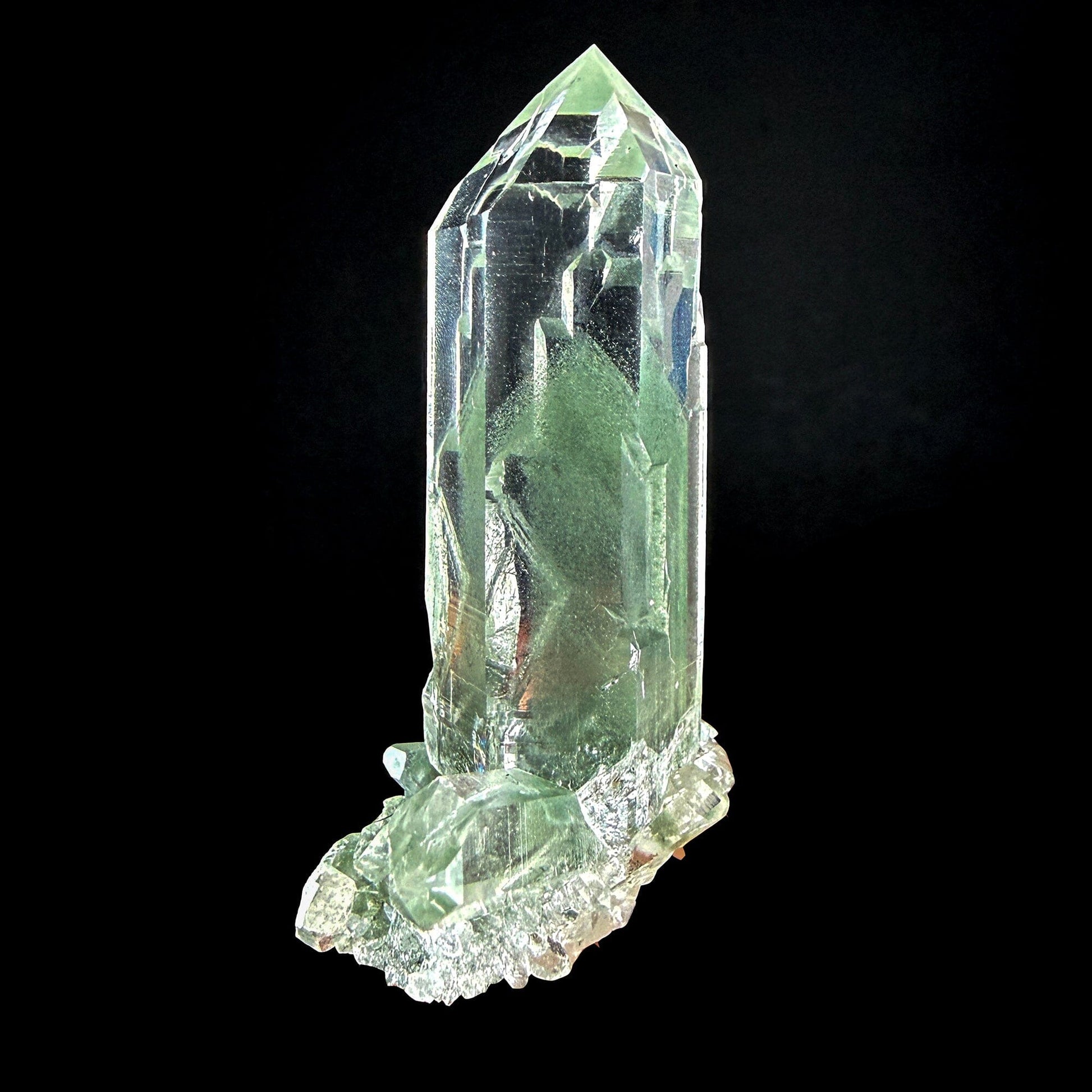 Himalayan Green Phantom Quartz Crystal – Natural Indian Phantom Quartz Point | Collector Grade Raw Mineral Specimen # DKT33 QUARTZ Superb Minerals 
